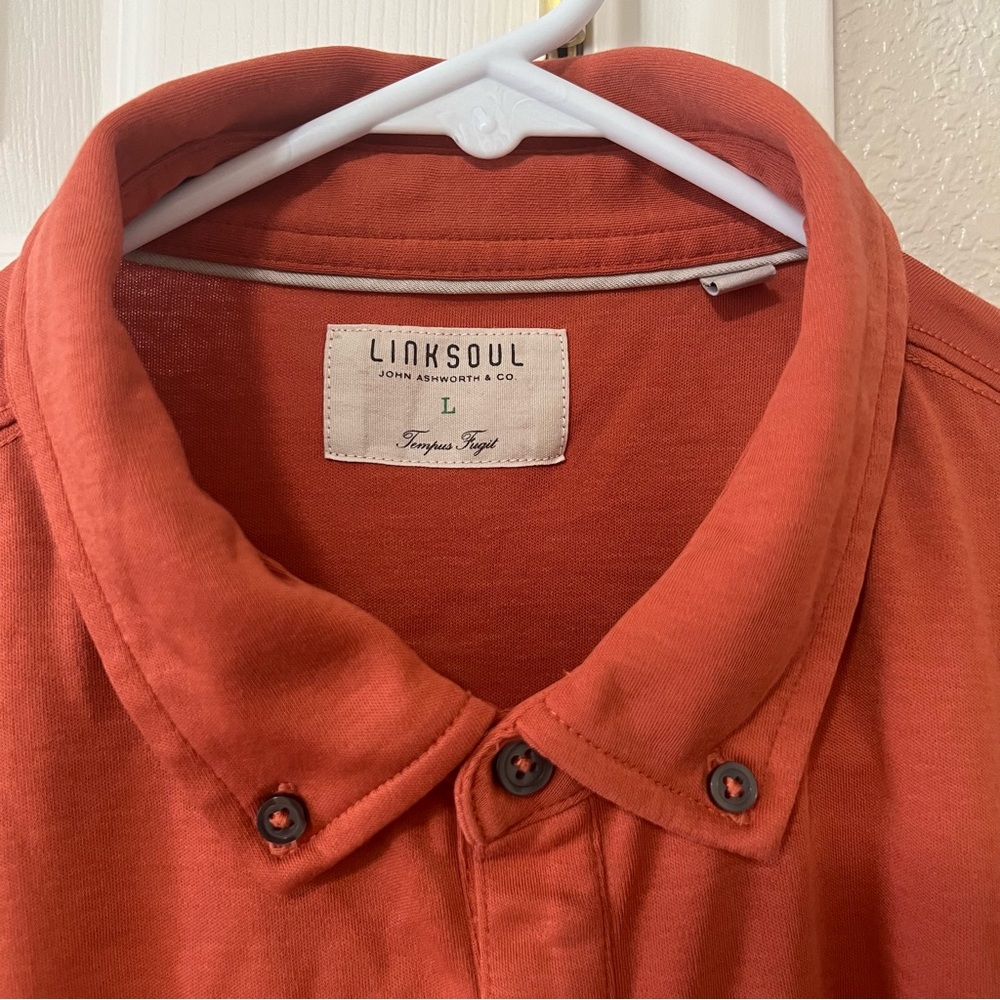 Linksoul Terracotta Polo Shirt - Large